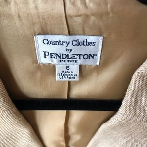 Pendleton “Linen” Jacket